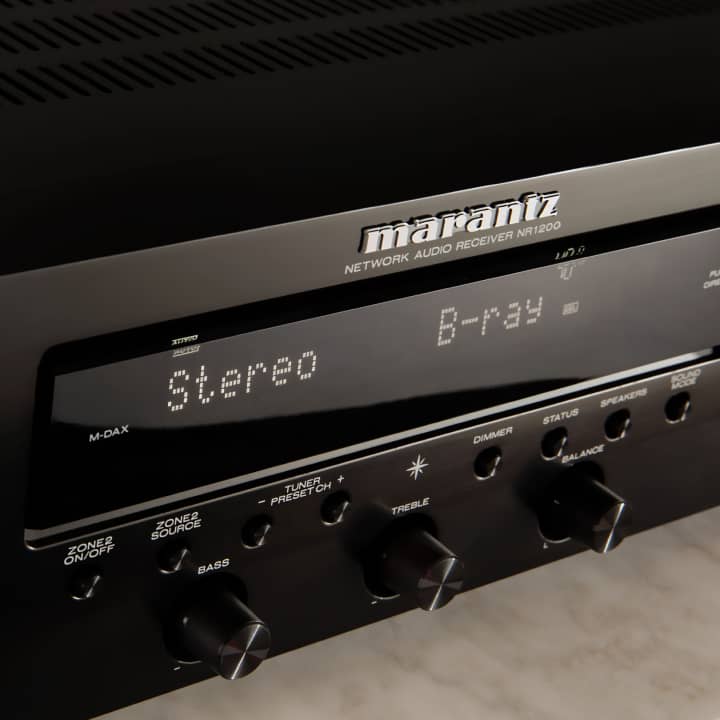 NR1200 Slim Stereo Receiver - 2 Ch. with HEOS® | Marantz™