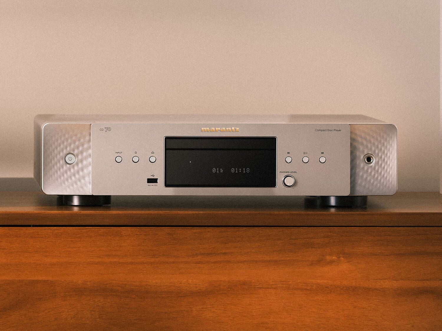 Close up of CD 70 Silver-Gold on shelf