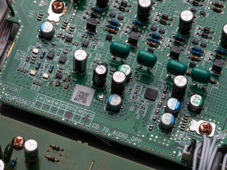 Close up of circuit board