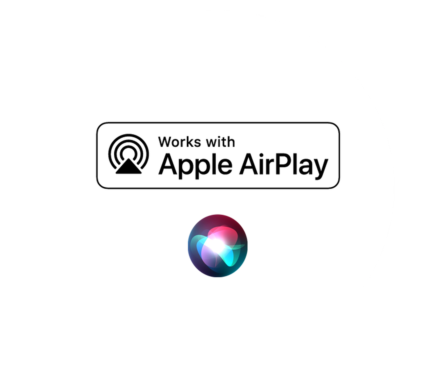 Works with Apple AirPlay logo