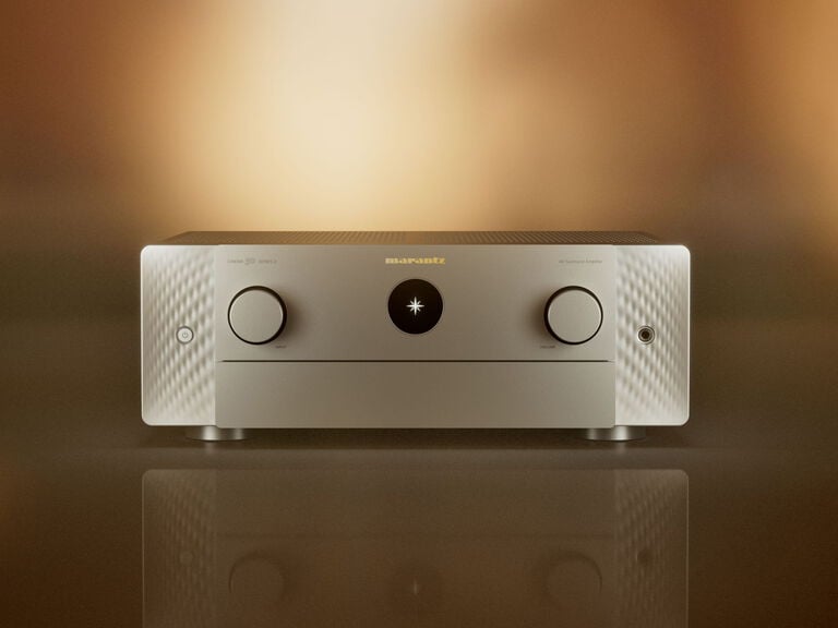 Silver-Gold Cinema 50 S2 front with gold background