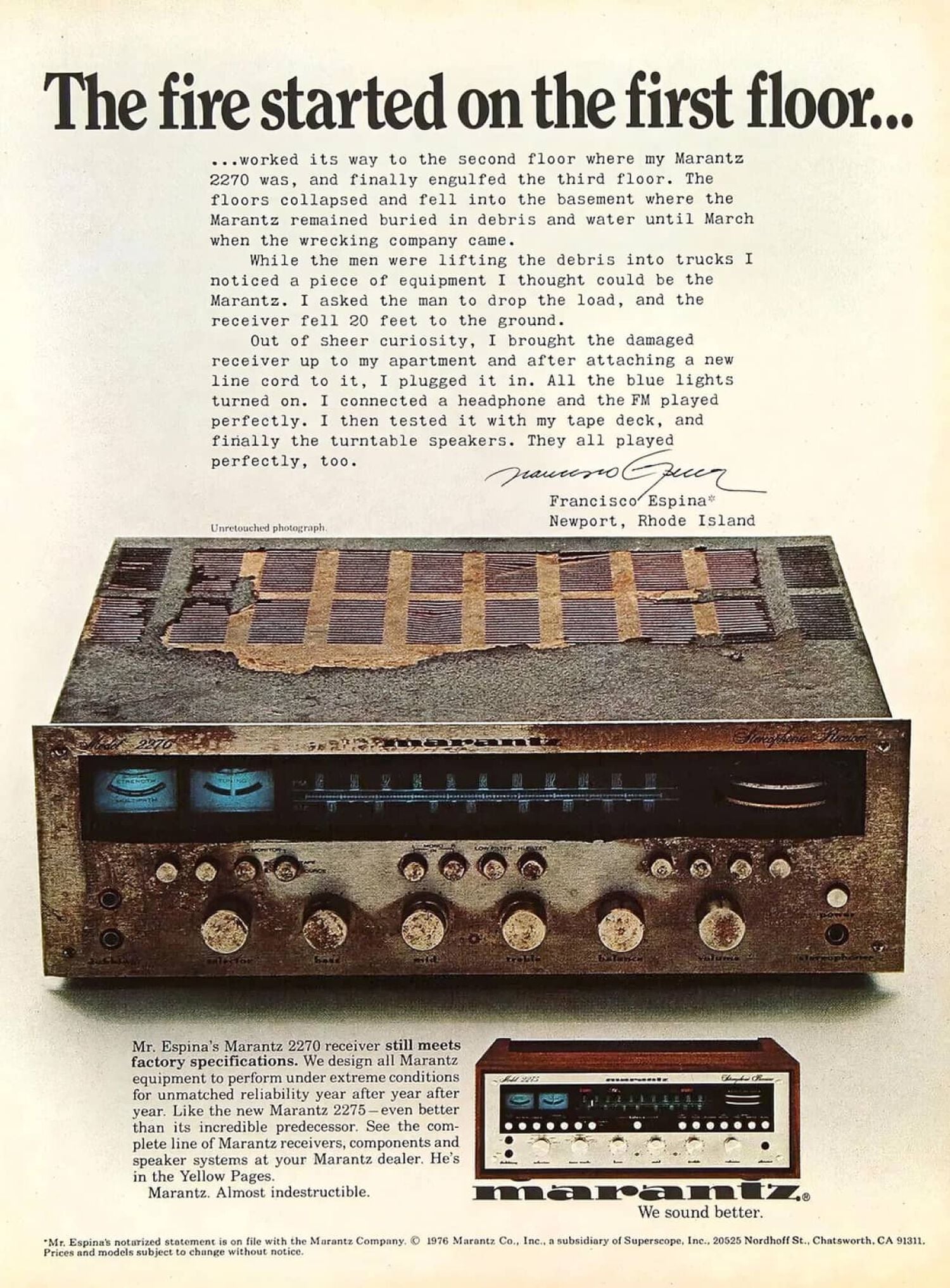 The most memorable sound 