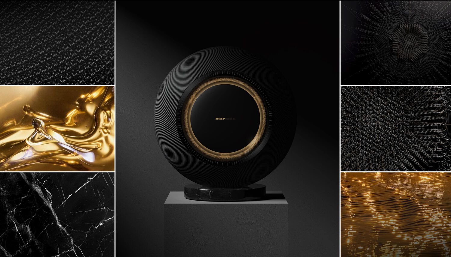 Marantz Horizon Midnight Sky mood board collage
