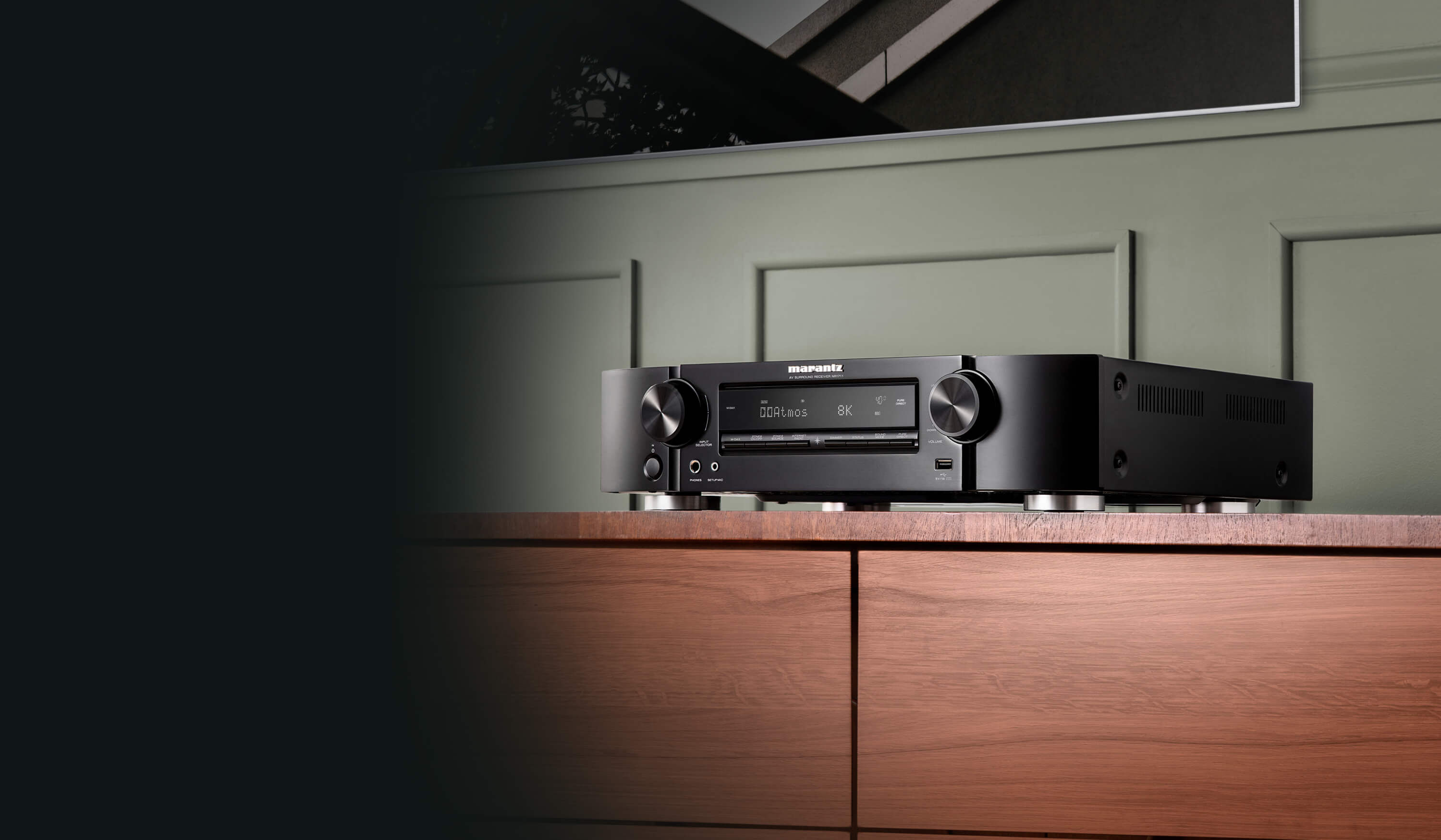 ラジオ・コンポ marantz NR1711 NR1711 - Slimline 7.2 Channel AV Receiver Powered by HEOS™ with