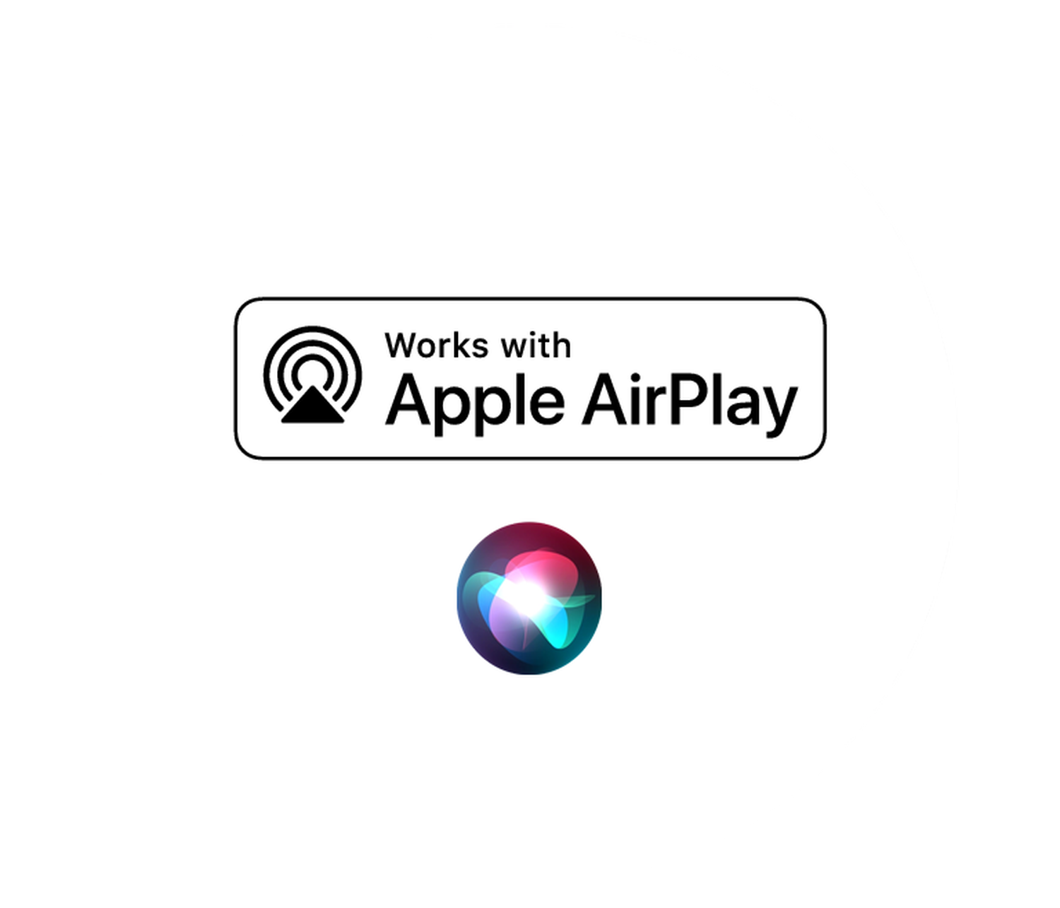 Works with Apple AirPlay logo