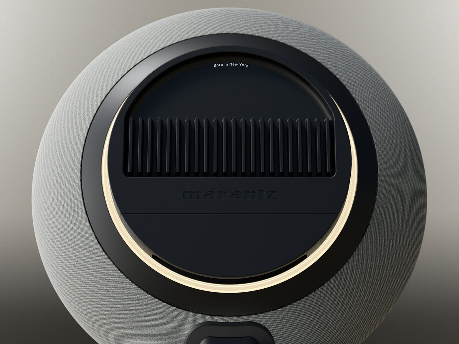 metal heat sink around the back of the Marantz Horizon