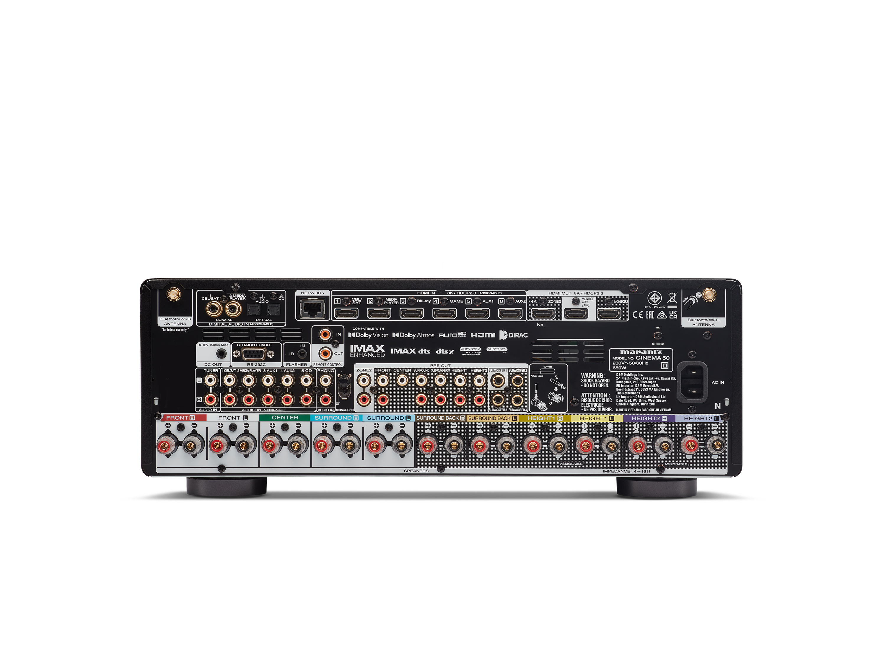 マランツ新世代AVアンプ「CINEMA 50」。Hi-Fiと同じHDAM-SA2搭載 - AV