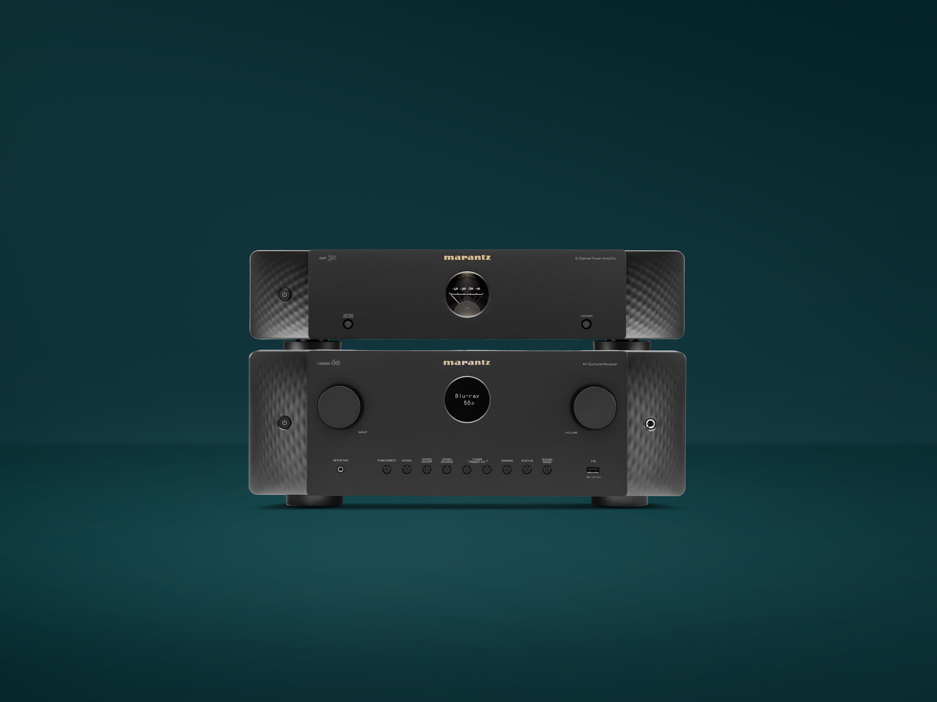 AMP 30 and CINEMA 60 Home Theater System - Versatile 7.4-Channel