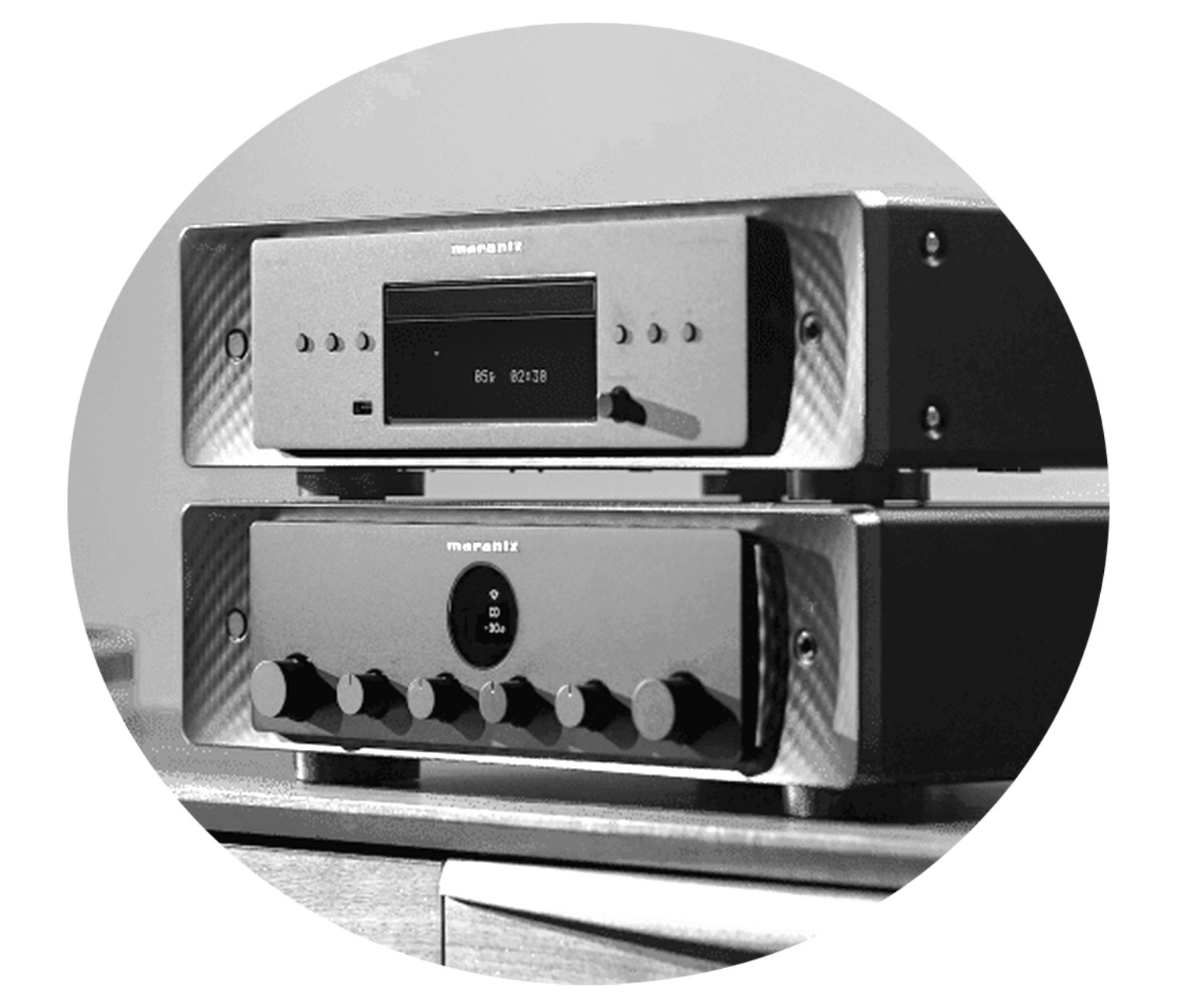 Mastered by Marantz