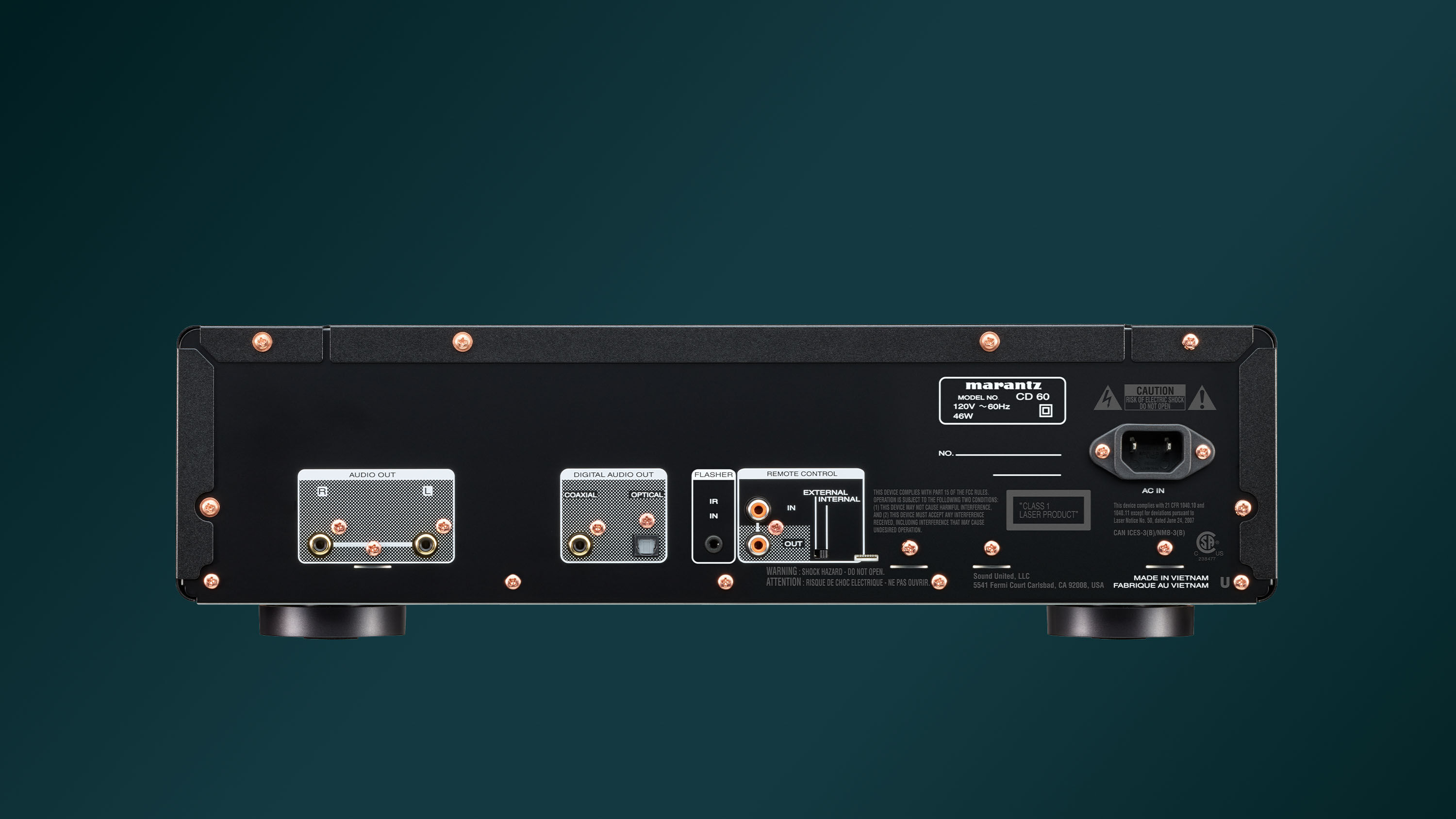 CD 60 - Premium CD Player with Modern Design and Custom HDAM