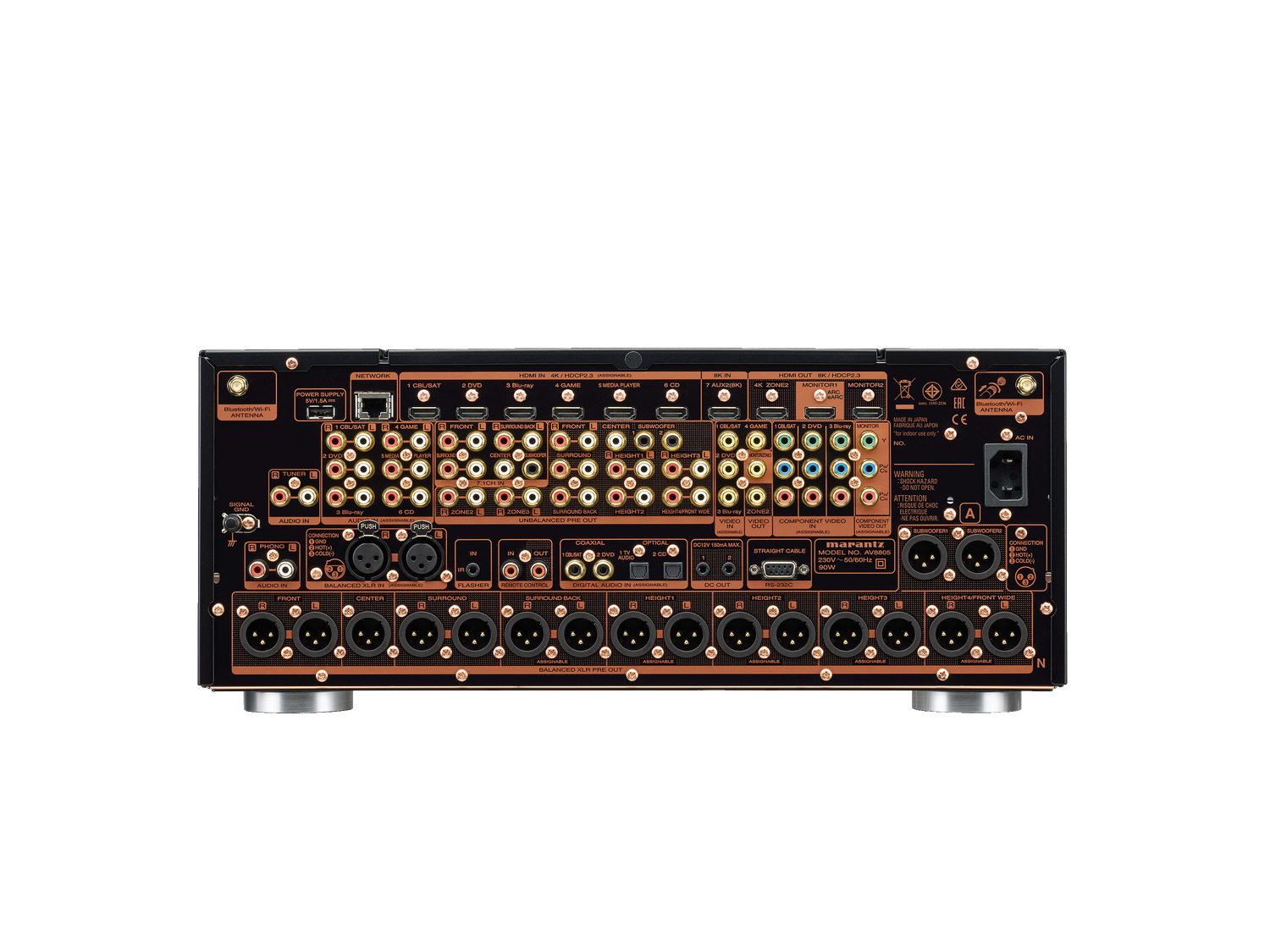 AV8805A - Black back view
