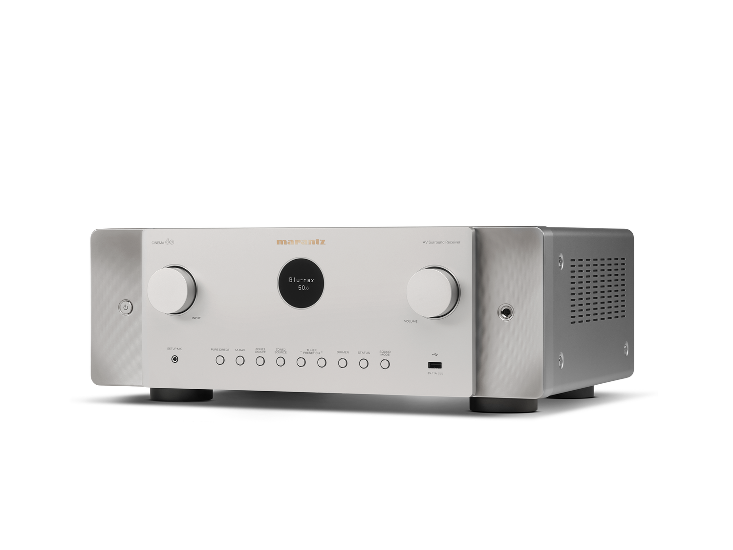 CINEMA 60 - Silver gold facing left view