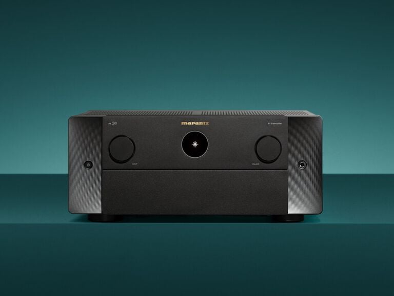 AV 30 - Front View with teal background