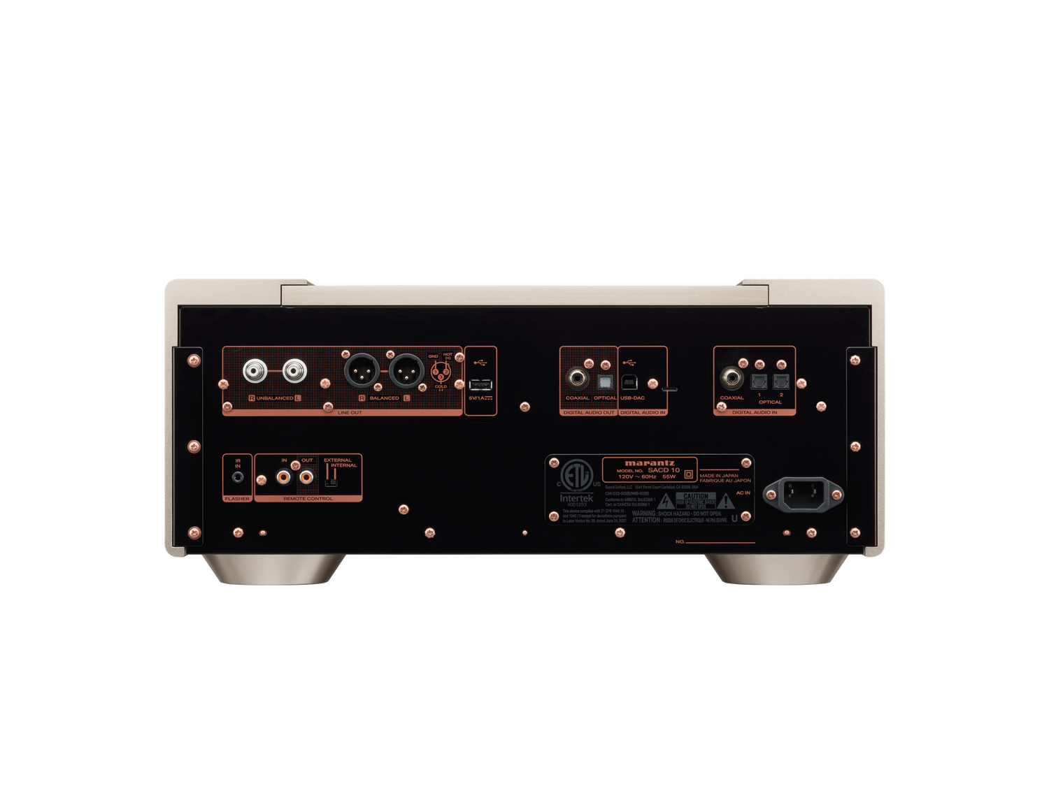 SACD 10 Marantz Champagne Back