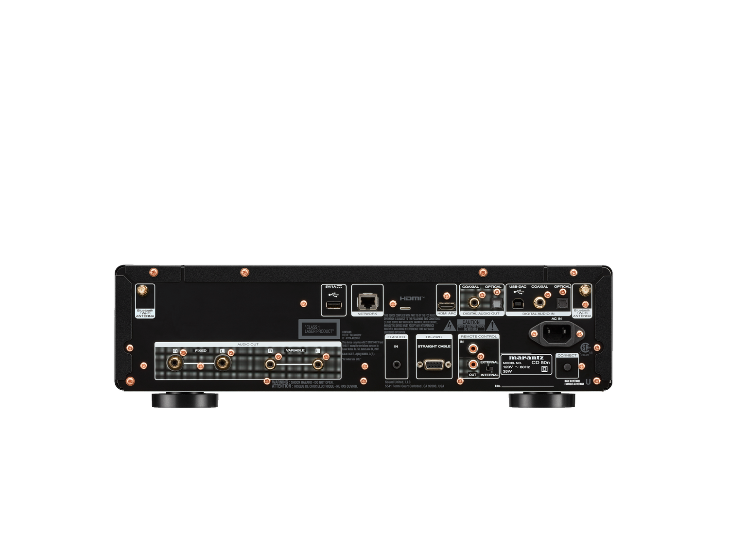 CD50N - Black back view