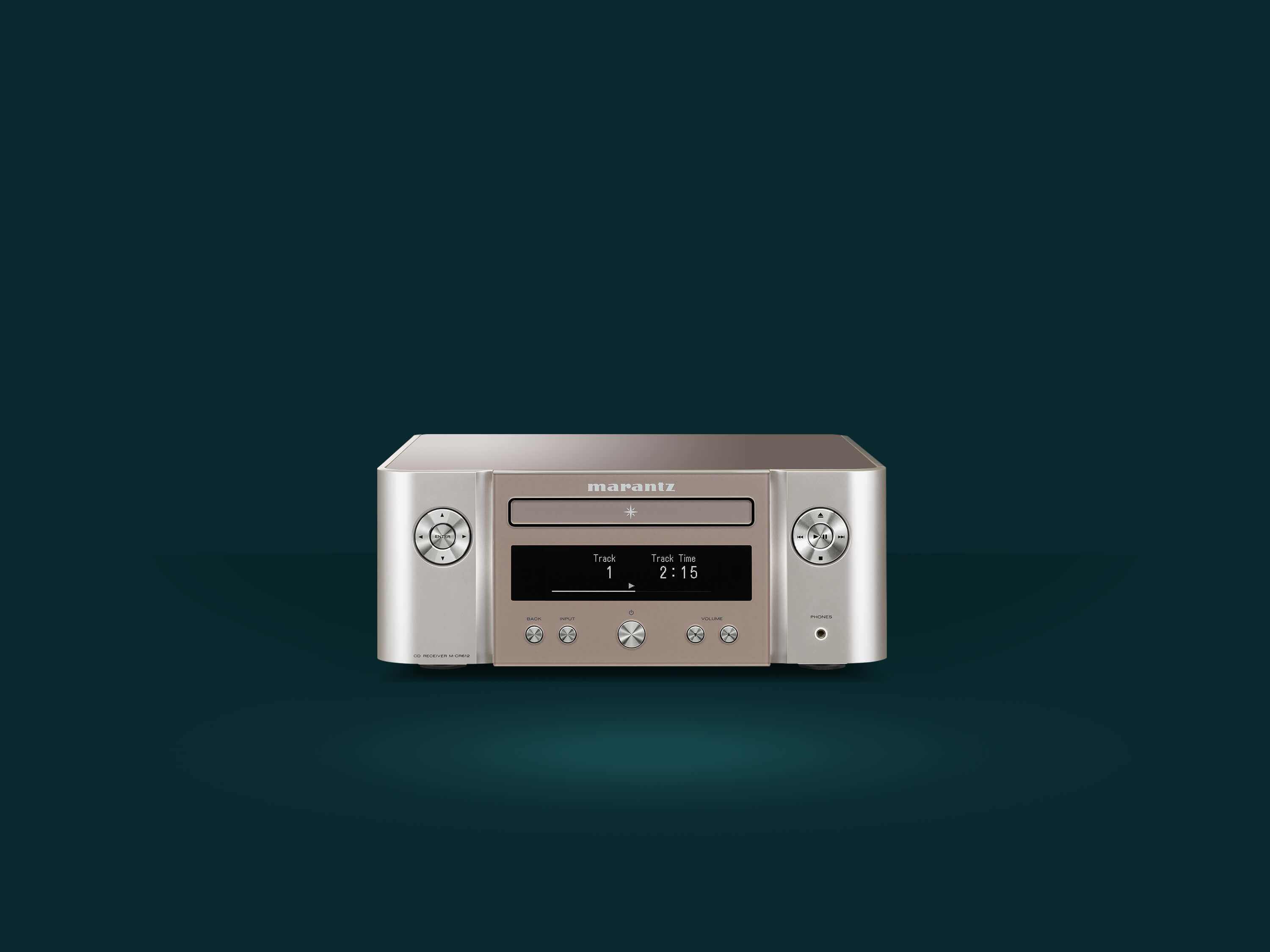 M-CR612 - Compact Network Audio Player and CD Player Powered by