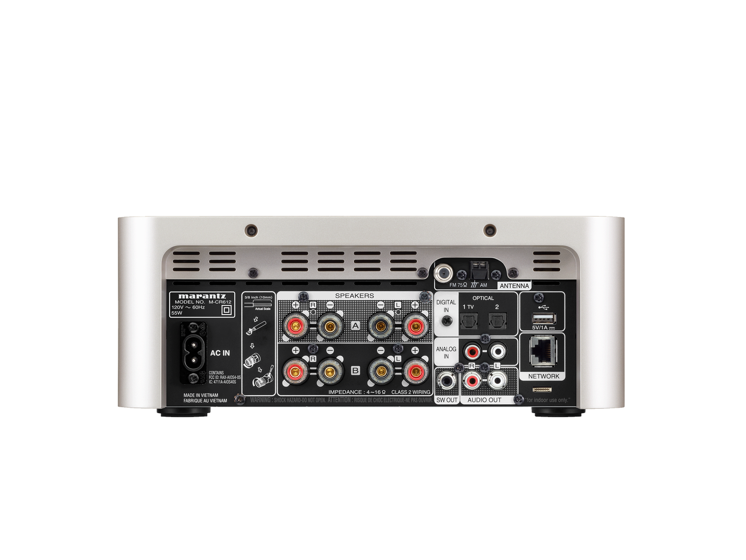 M-CR612 - Silver gold back view