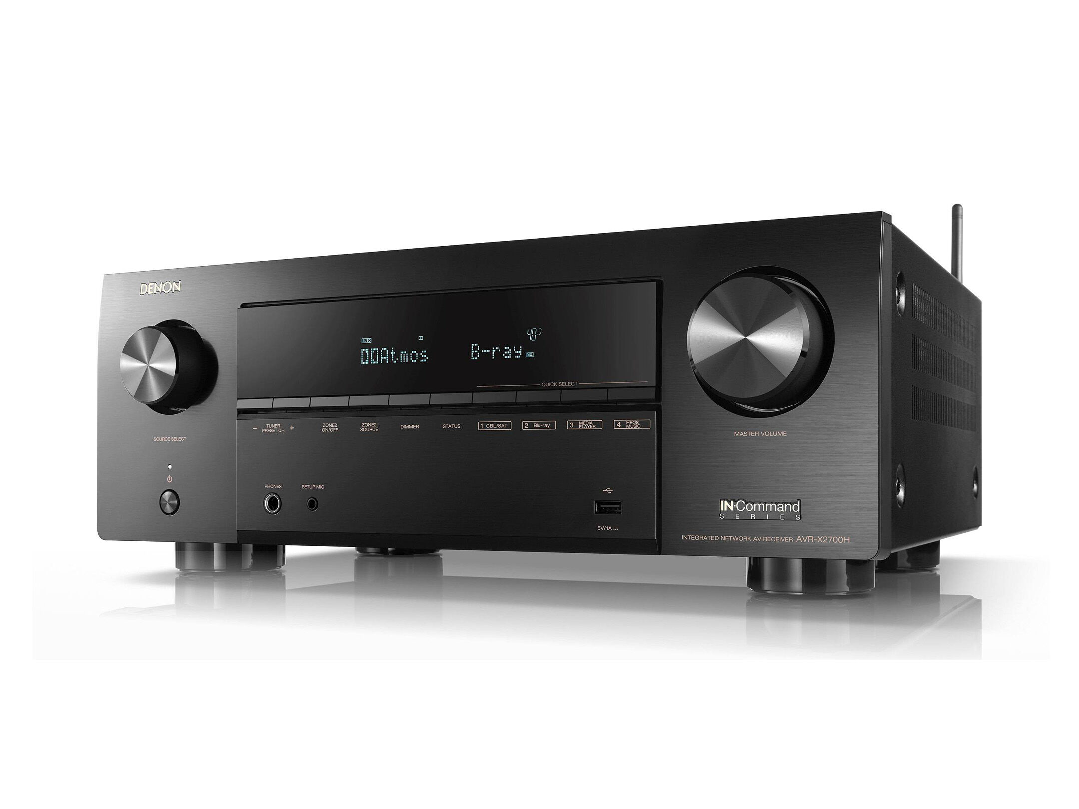 【美品・動作良好】DENON AVR-X2700H AVアンプ 本体 AVR-X2700H_side2-reflection.