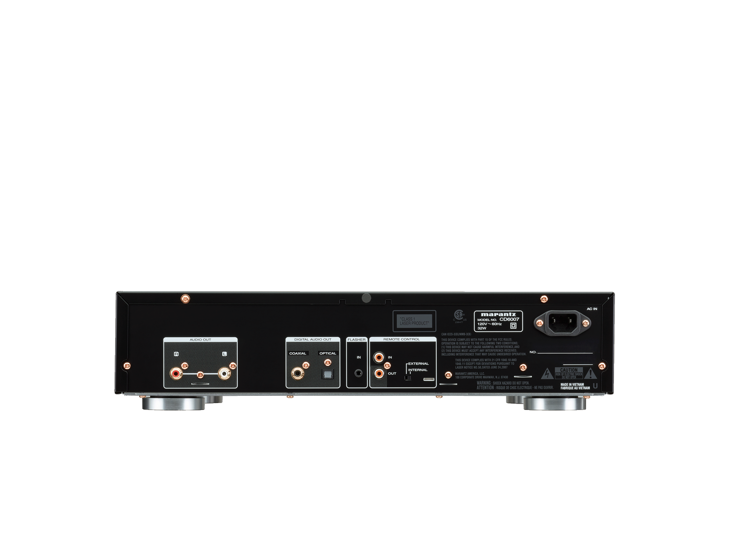 CD6007 - Black back view