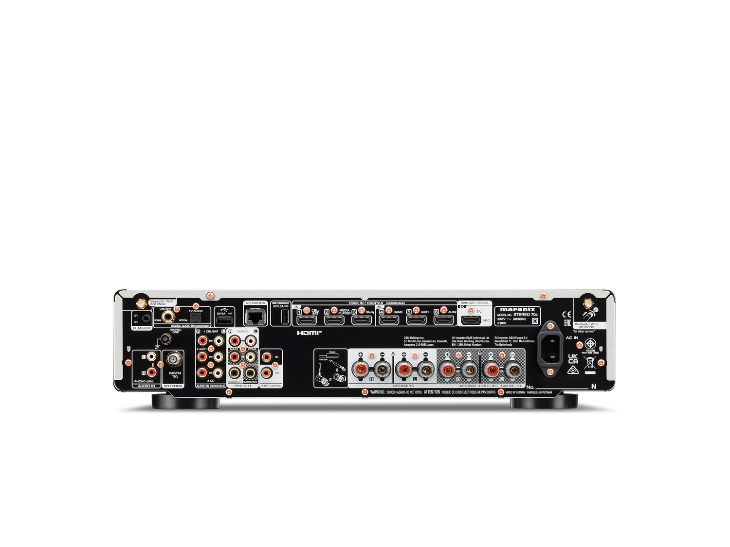 STEREO 70s - Silver gold back view