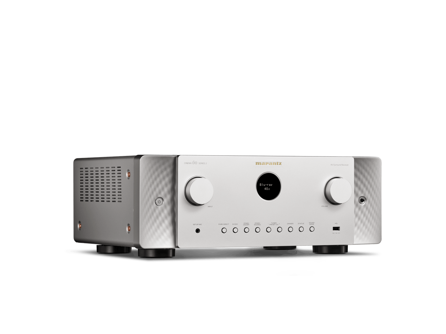 Silver-Gold Cinema 60 DAB S2 front facing right