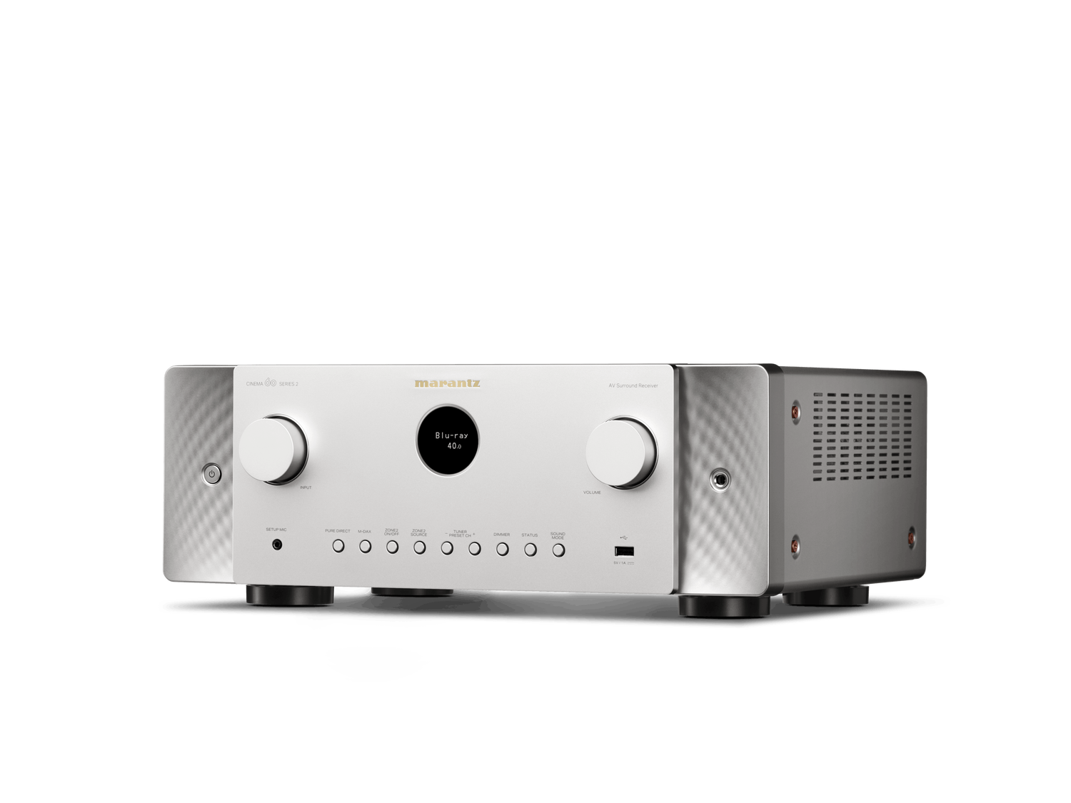 Silver-Gold Cinema 60 DAB S2 front facing left