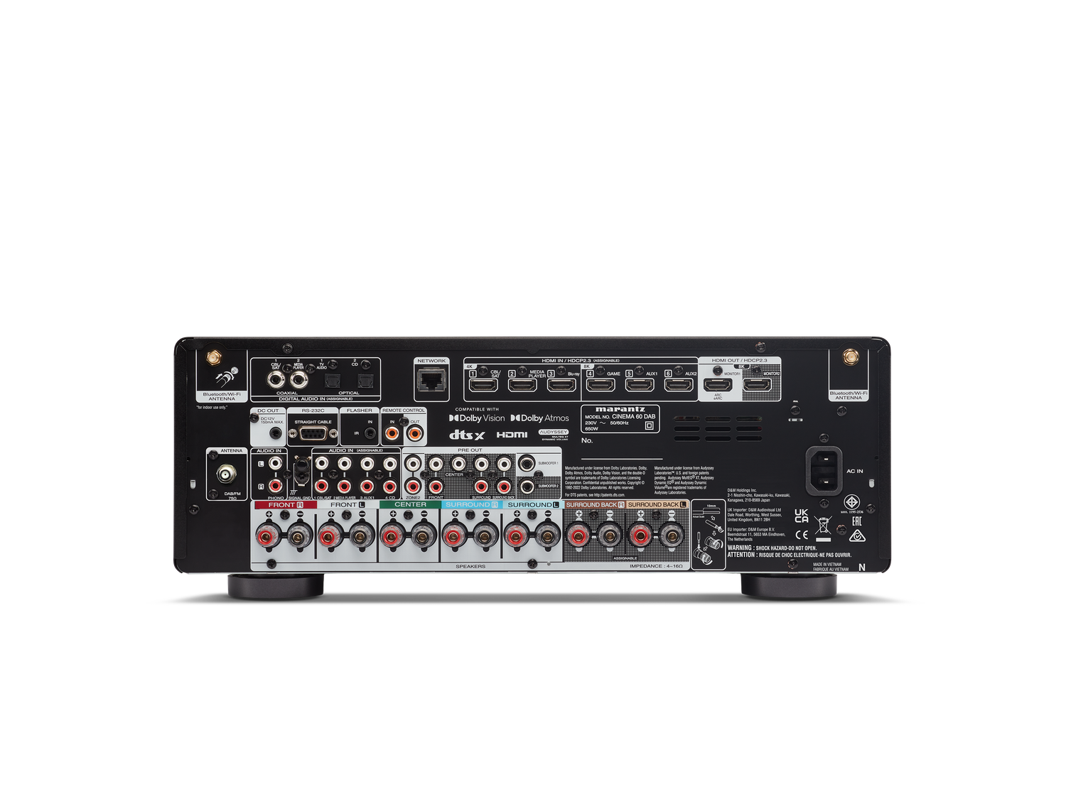 CINEMA 60DAB - Black back view