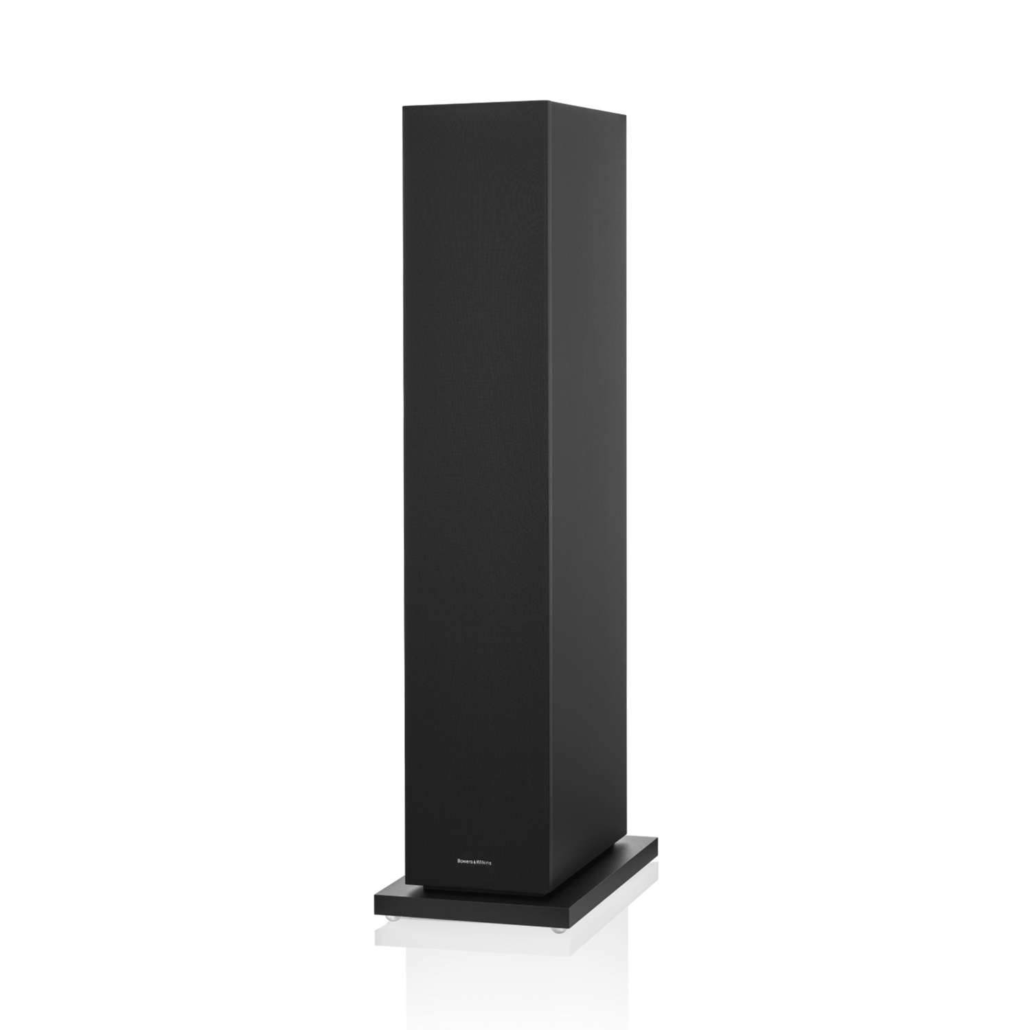 603 S3 - Black side front covered woofers view