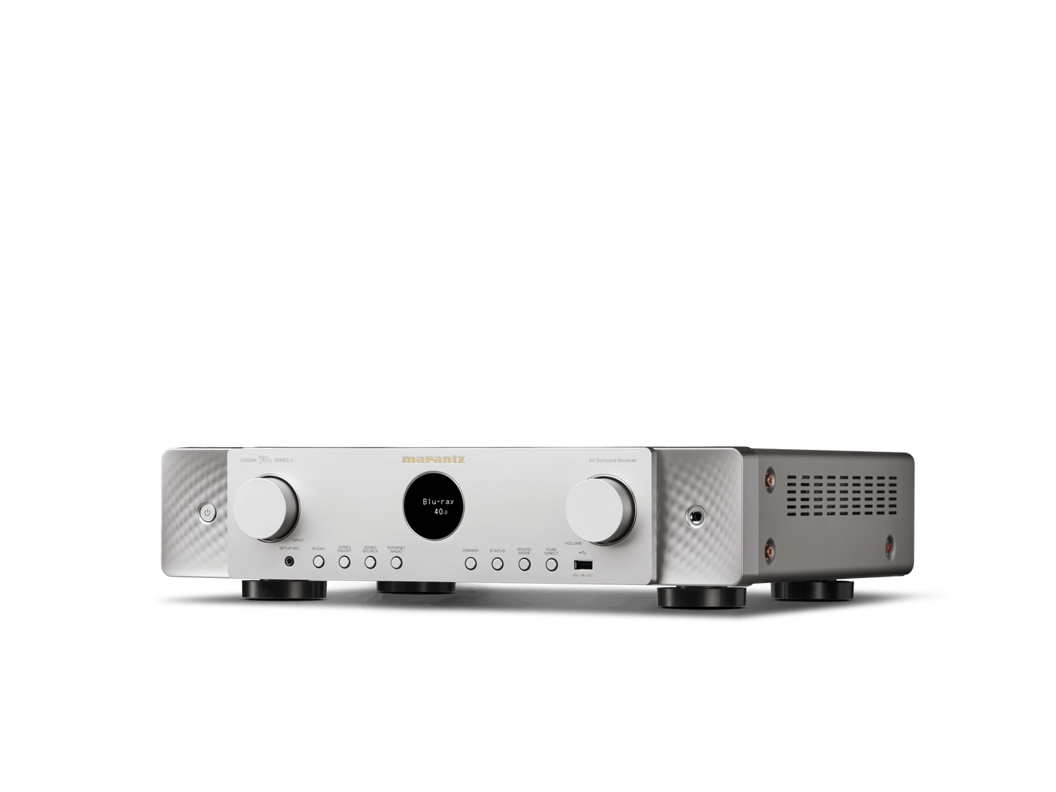 Silver-Gold Cinema 70s S2 front facing left