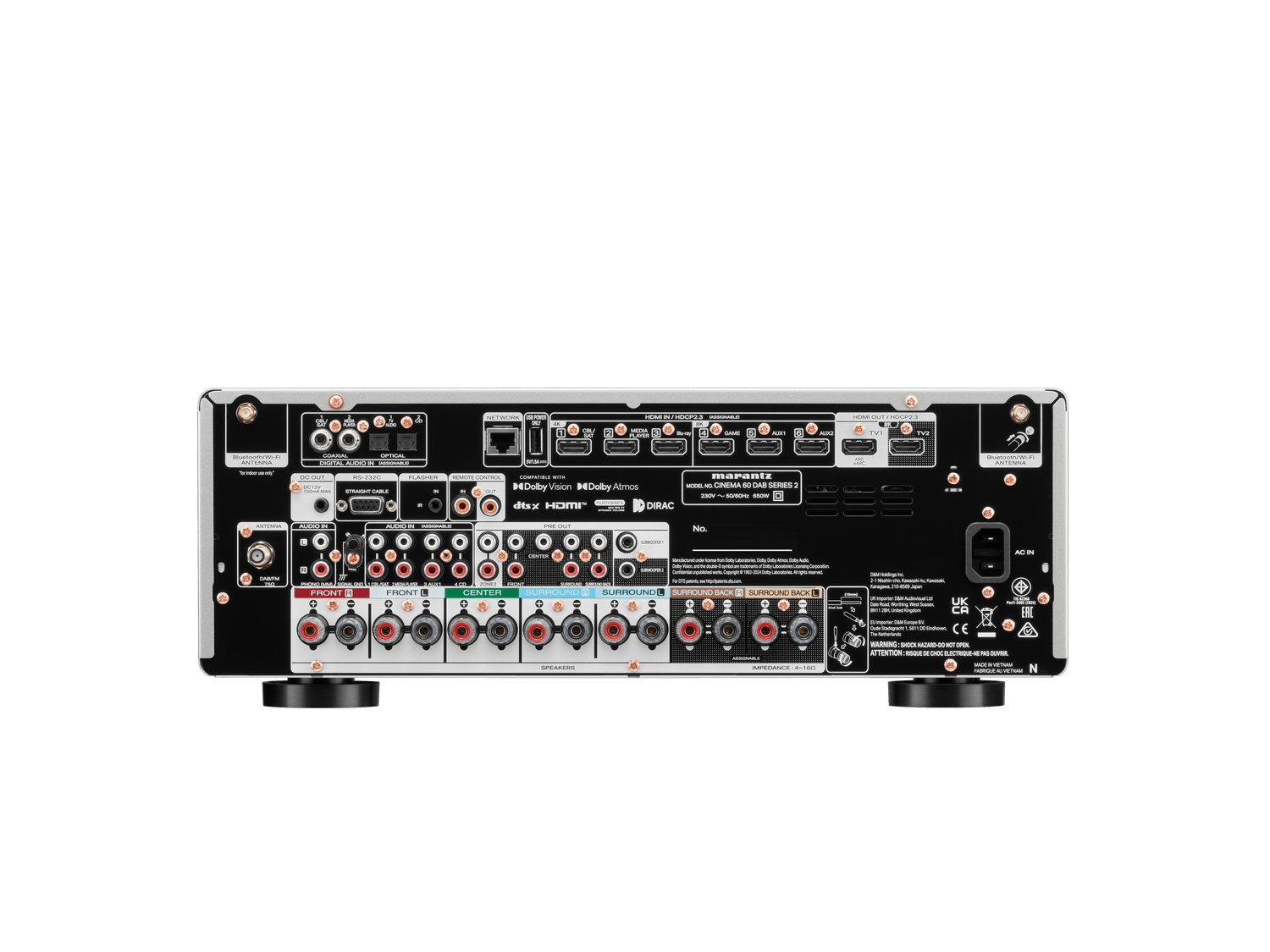 Silver-Gold Cinema 60 DAB S2 back