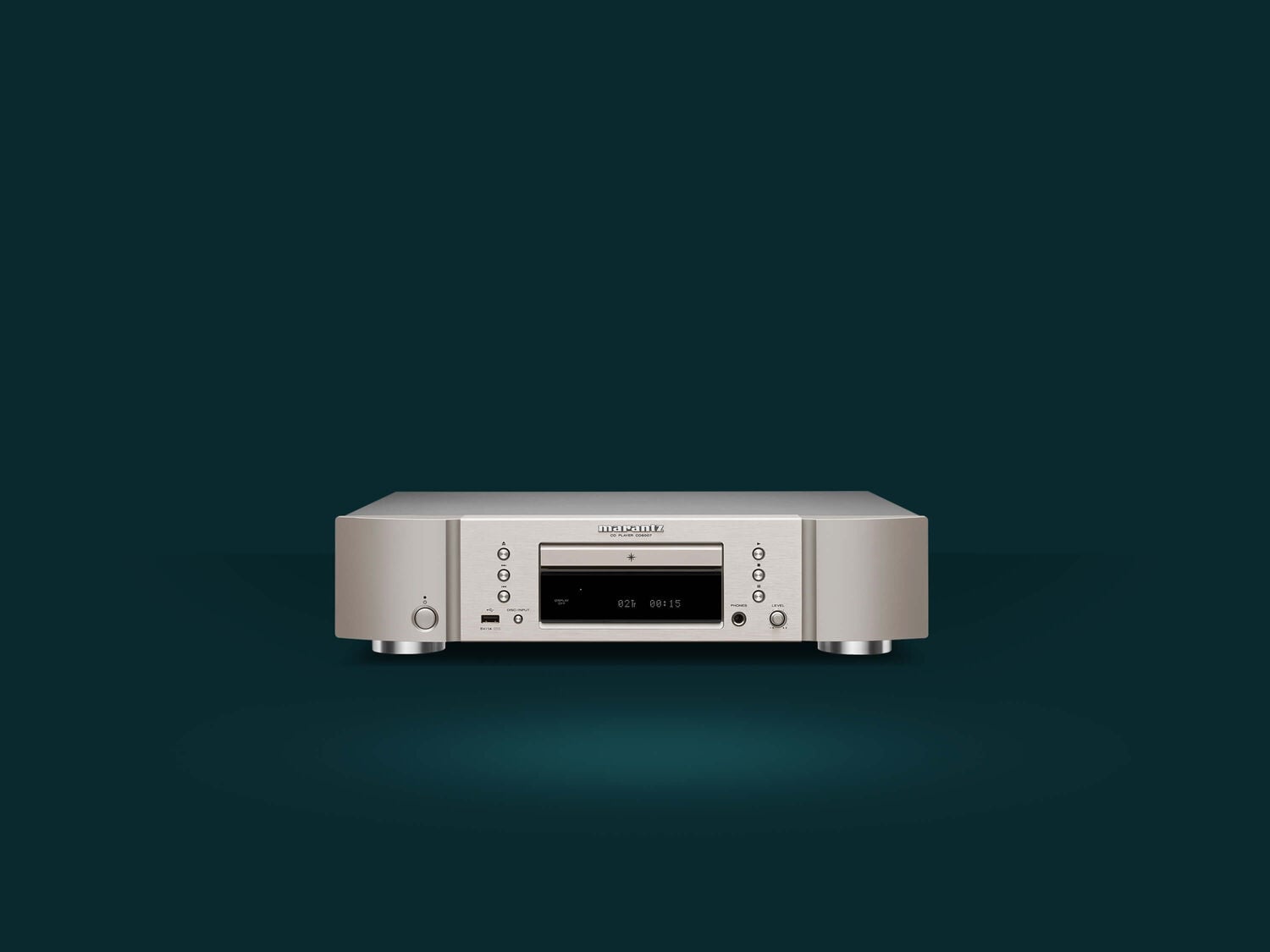 CD6007 - Silver front view Lifestyle